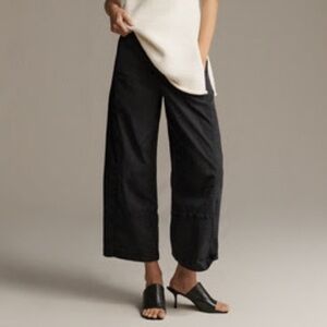 THE IZZIE RELAXED PULL-ON BARREL PANTS BY PILCRO: TWILL EDITION